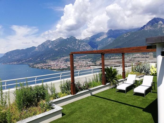 Attico With Big Terrace In Residence With Pool Valbrona Luaran gambar