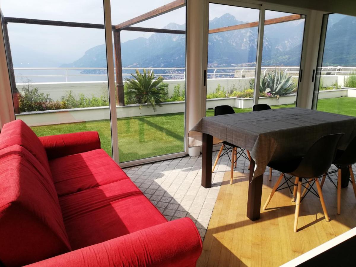Attico With Big Terrace In Residence With Pool Valbrona Luaran gambar