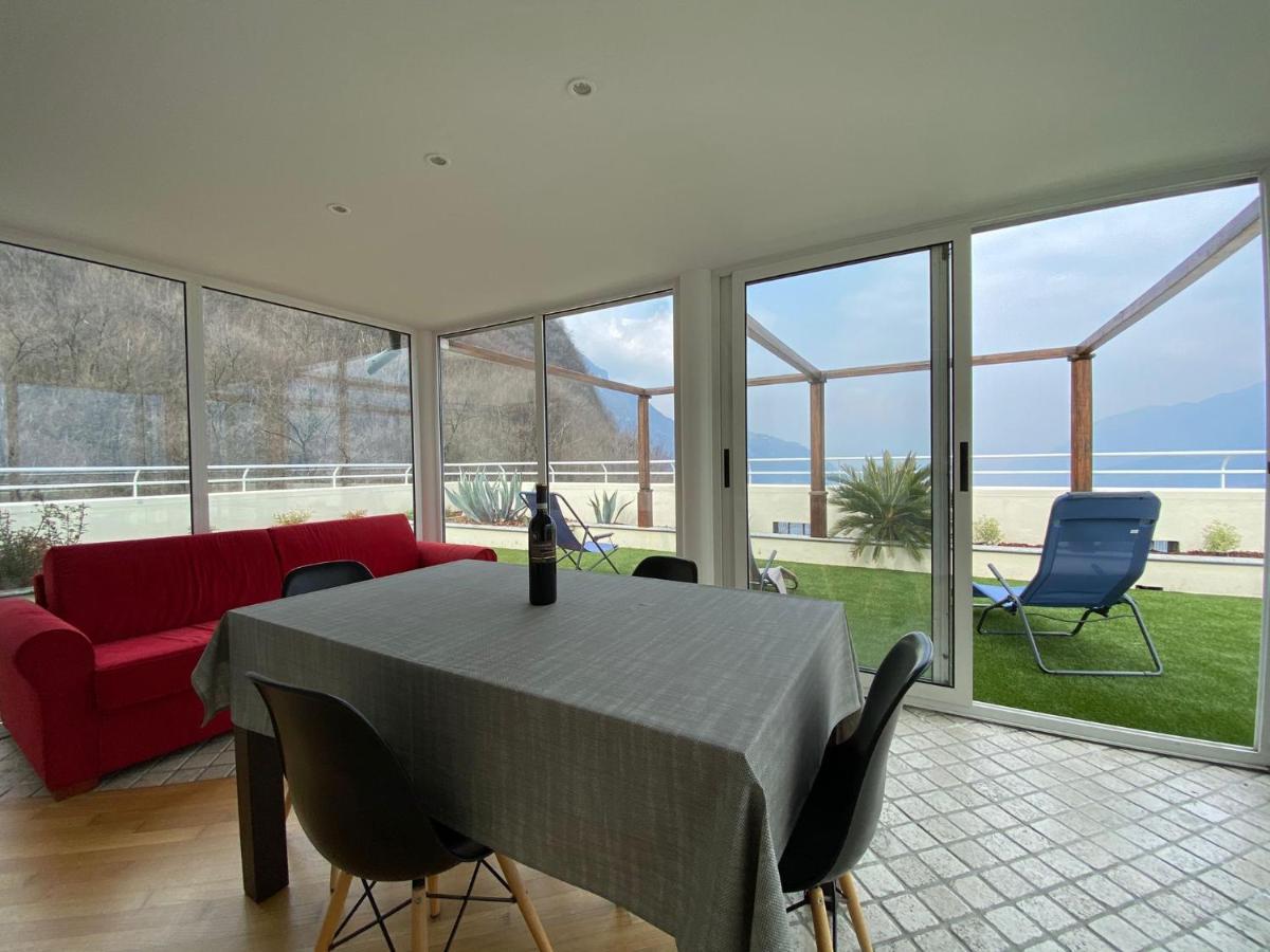 Attico With Big Terrace In Residence With Pool Valbrona Luaran gambar