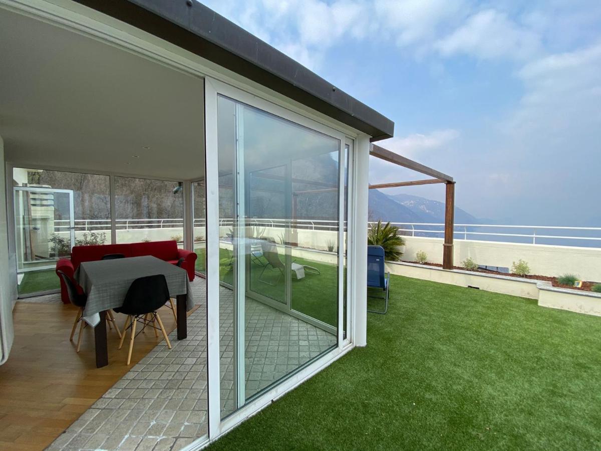 Attico With Big Terrace In Residence With Pool Valbrona Luaran gambar
