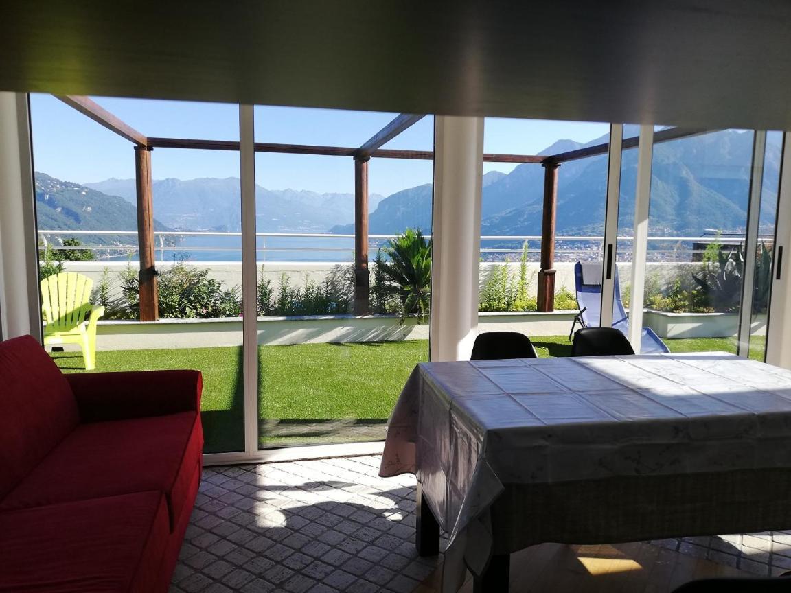 Attico With Big Terrace In Residence With Pool Valbrona Luaran gambar