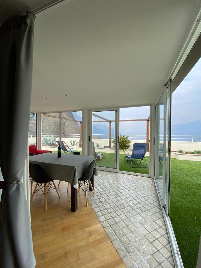 Attico With Big Terrace In Residence With Pool Valbrona Luaran gambar